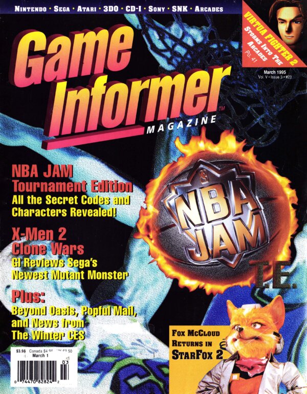 Game Informer Issue 23 (March1995) cover